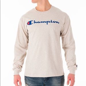 NWT Vintage Champion Long Sleeve T Shirt in Oat